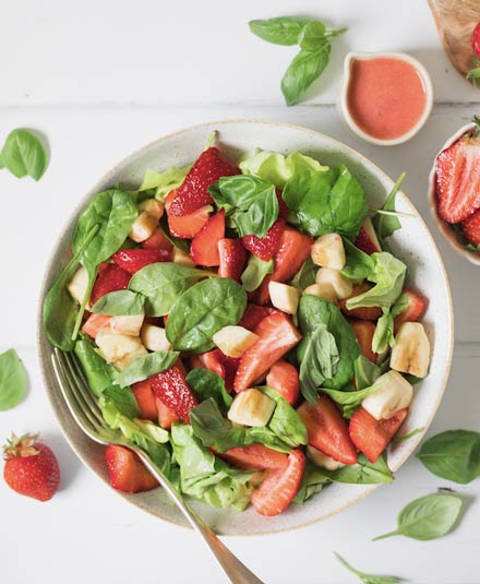 Strawberry Banana Salad