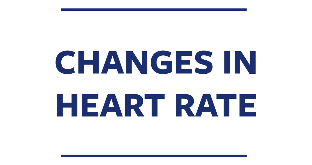 Changes In Heart Rate
