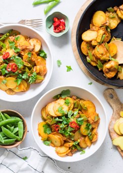 Asian-Inspired Potato Skillet