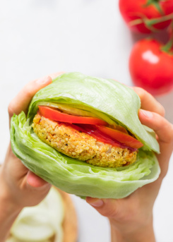 Millet Patty Lettuce Burgers