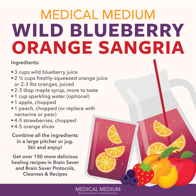 Wild Blueberry Orange Sangria