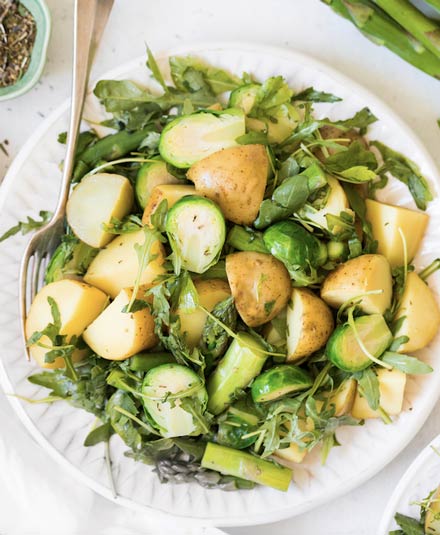 Arugula, Potato & Asparagus Salad