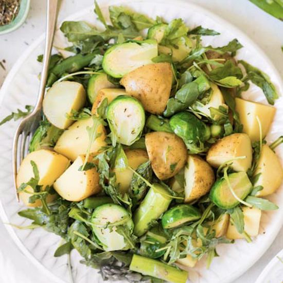 Arugula, Potato, & Asparagus Salad
