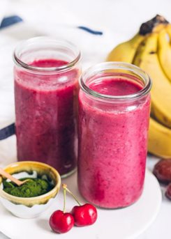 Banana Cherry Smoothie