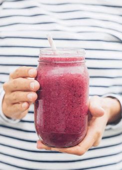 Wild Blueberry & Cherry Smoothie