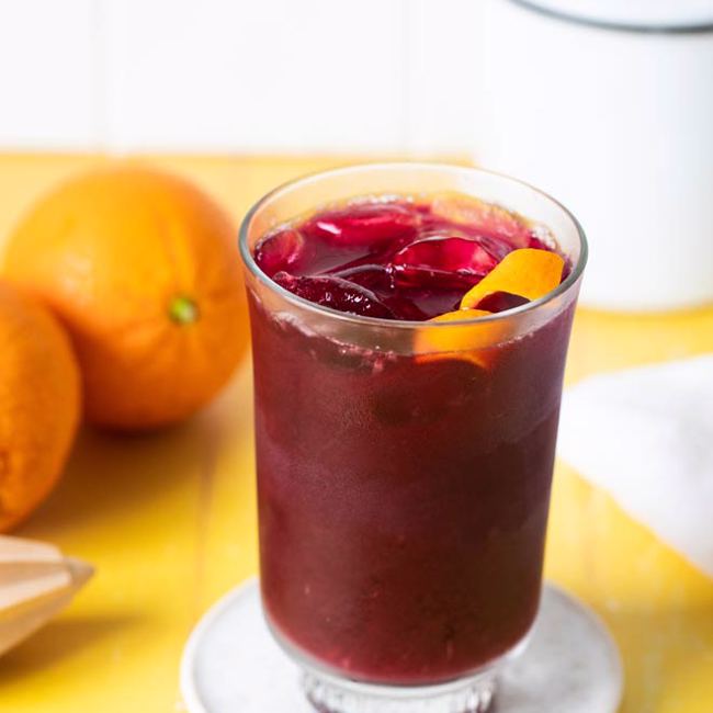 Honey, Orange, & Wild Blueberry Refresher