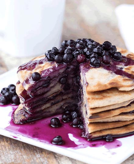 Wild Blueberry Pancakes 