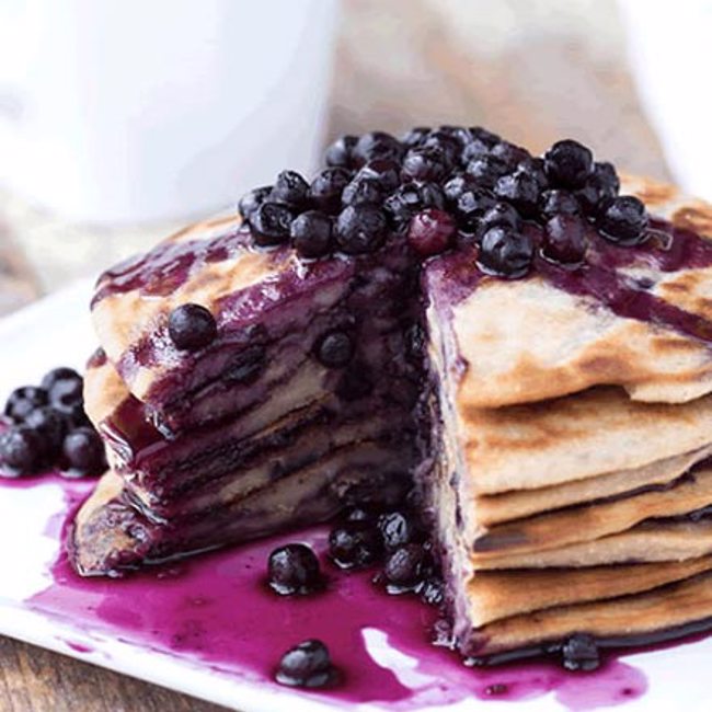 Wild Blueberry Pancakes 