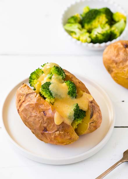 Loaded Broccoli & Nacho Cheese Potato - Fat-Free & Dairy-Free