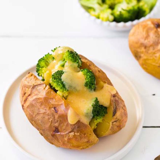 Loaded Broccoli & Nacho Cheese Potato - Fat-Free & Dairy-Free