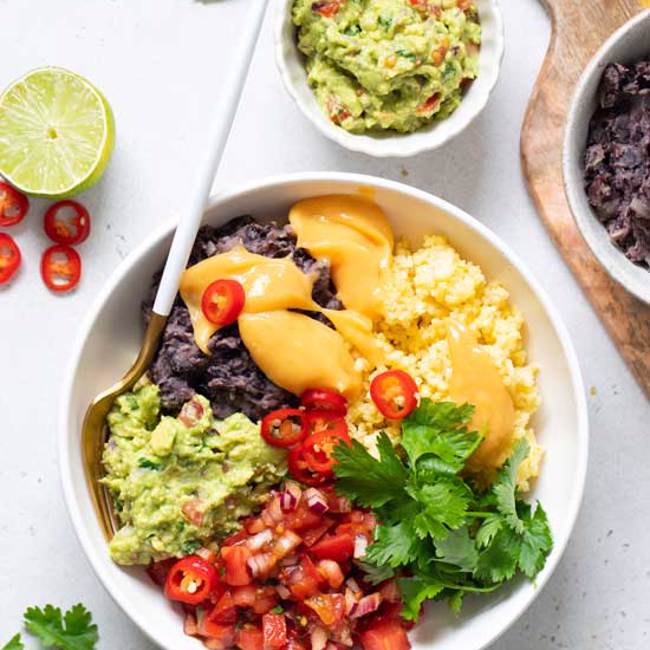 Millet & Bean Burrito Bowl