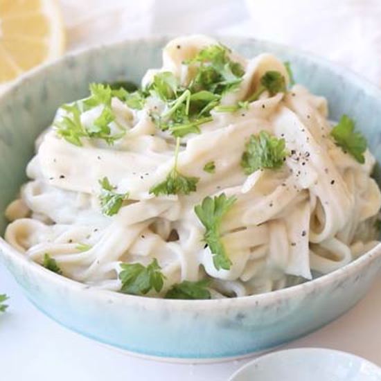Cauliflower Alfredo Fettucine 