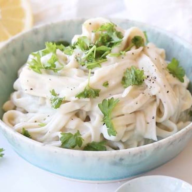 Cauliflower Alfredo Fettucine