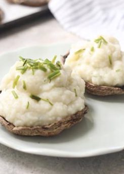 Cauliflower Portobello Boats 