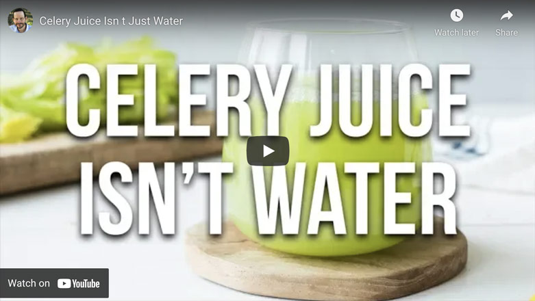 Celery Juice Isn't Just Water 