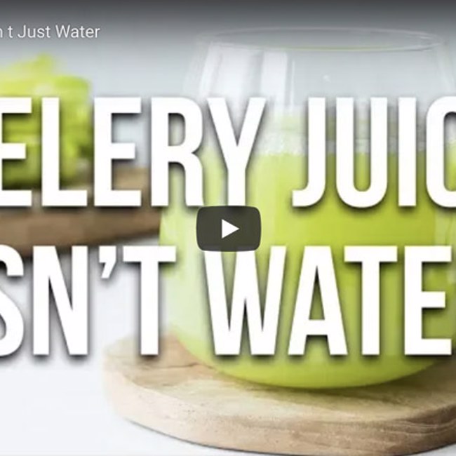 Celery Juice Isn't Just Water 