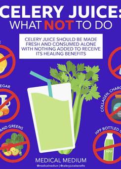 Celery Juice - What Not To Do