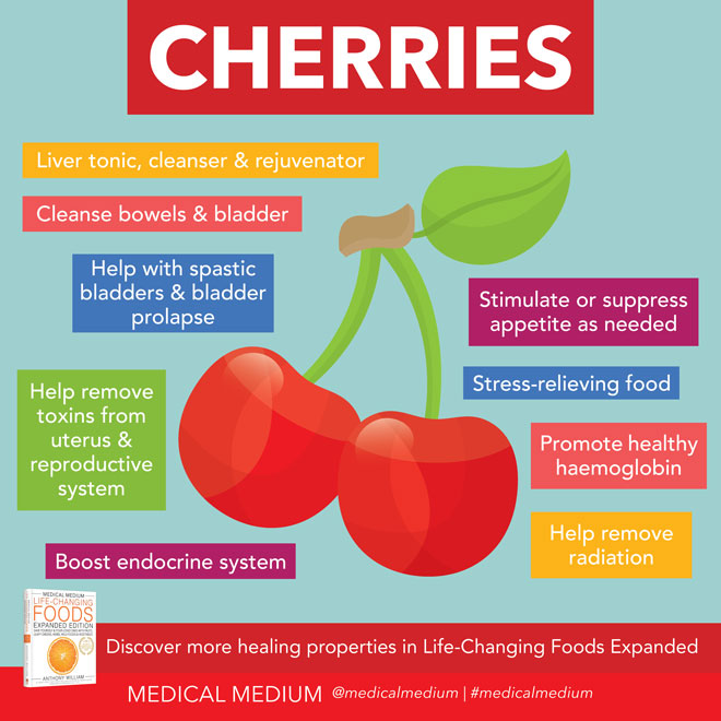 Cherries: Liver, Bowel & Bladder Support
