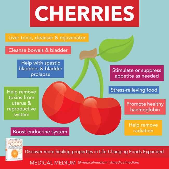 Cherries: Liver, Bowel & Bladder Support