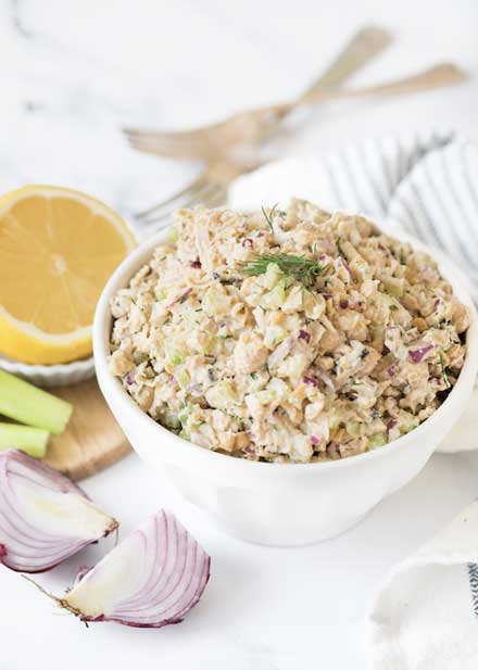 Chickpea Tuna Salad 