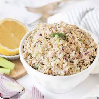 Chickpea Tuna Salad 