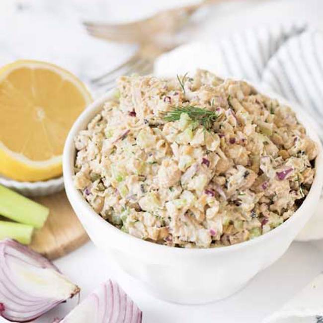 Chickpea Tuna Salad 