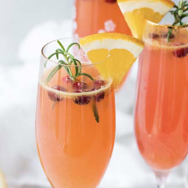Cranberry Orange Mimosa 
