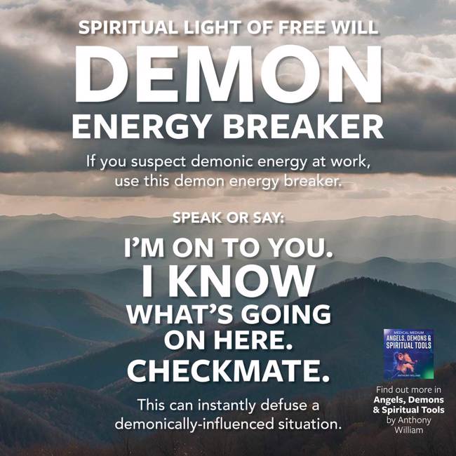 Spiritual Light Of Free Will - Demon Energy Breaker