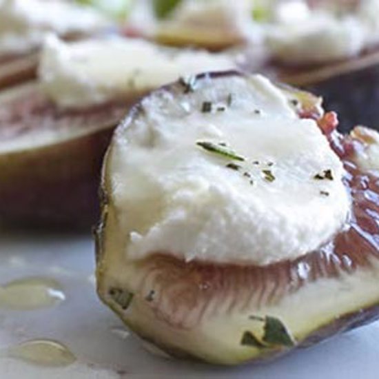 Figs with Macadamia Cheese