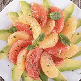 Grapefruit Avocado Salad 