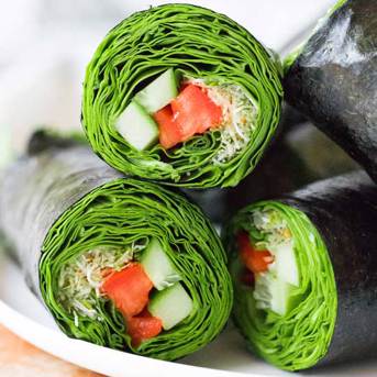 Leafy Green Nori Rolls