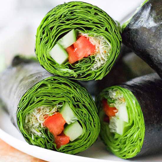 Leafy Green Nori Rolls