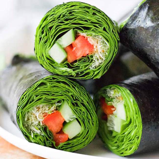 Leafy Green Nori Rolls