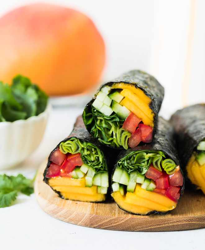 Mango Nori Wraps