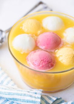 Orange Juice Punch Bowl