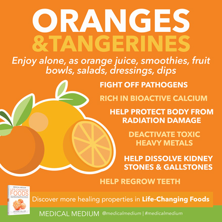 Oranges & Tangerines: Calcium-Rich Foods