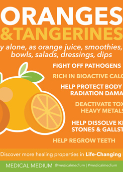 Oranges & Tangerines: Calcium-Rich Foods