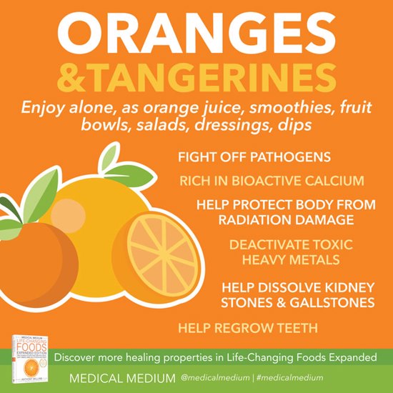 Oranges & Tangerines: Calcium-Rich Foods