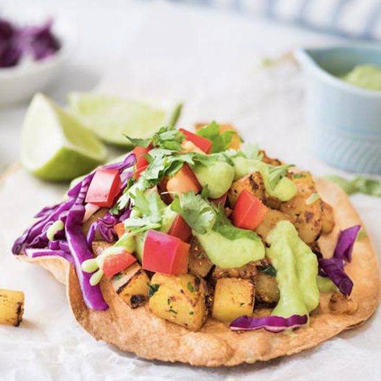 Potato Tostada 