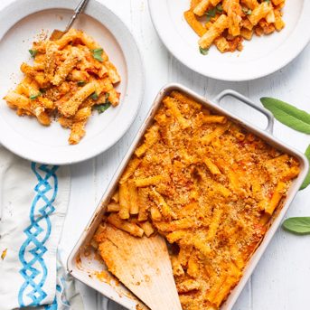 Pumpkin Pasta Bake