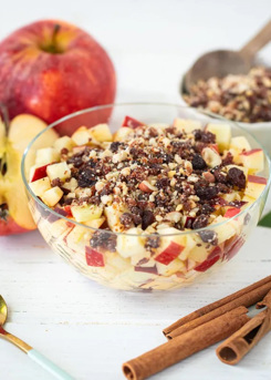 Raw Apple Crumble