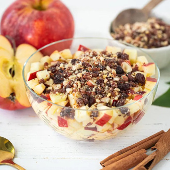 Raw Apple Crumble