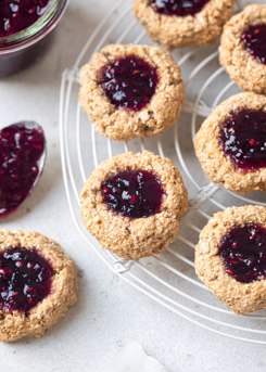 Berry Jam Thumbprint Cookies