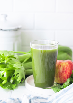 Dandelion, Celery, & Apple Juice