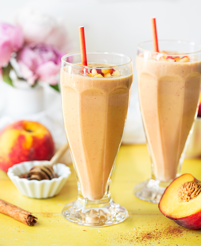 Peach Pie Milkshake