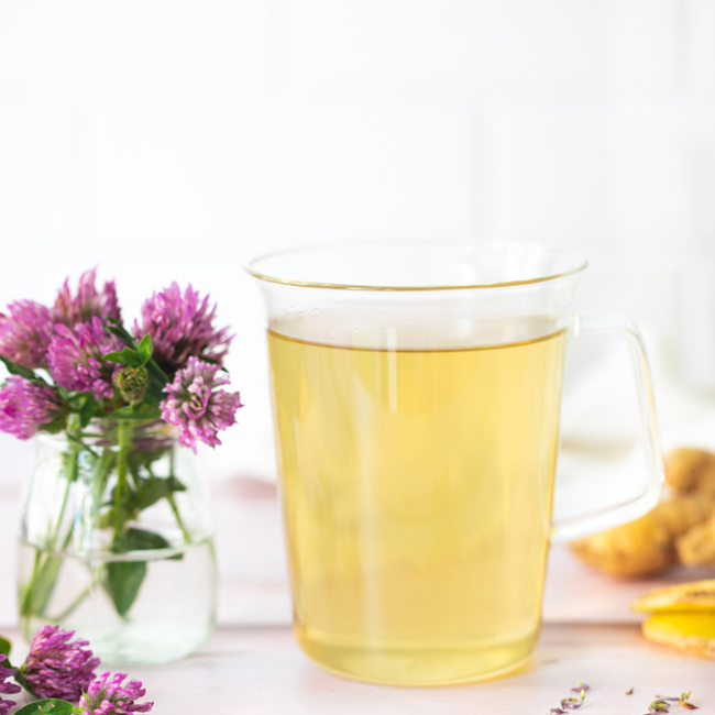 Red Clover & Ginger Tea
