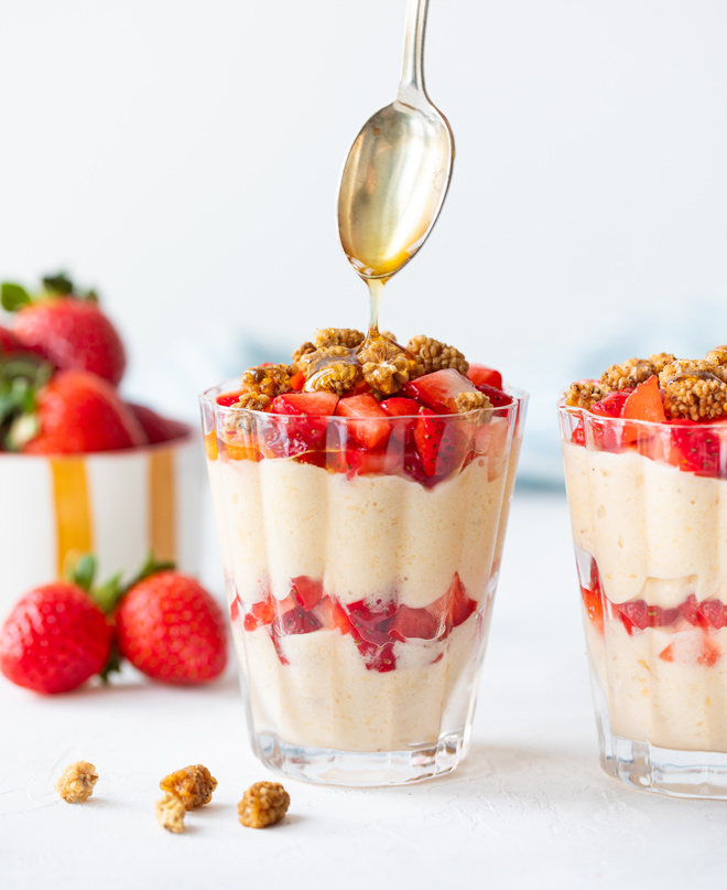 Strawberry Pineapple Parfait