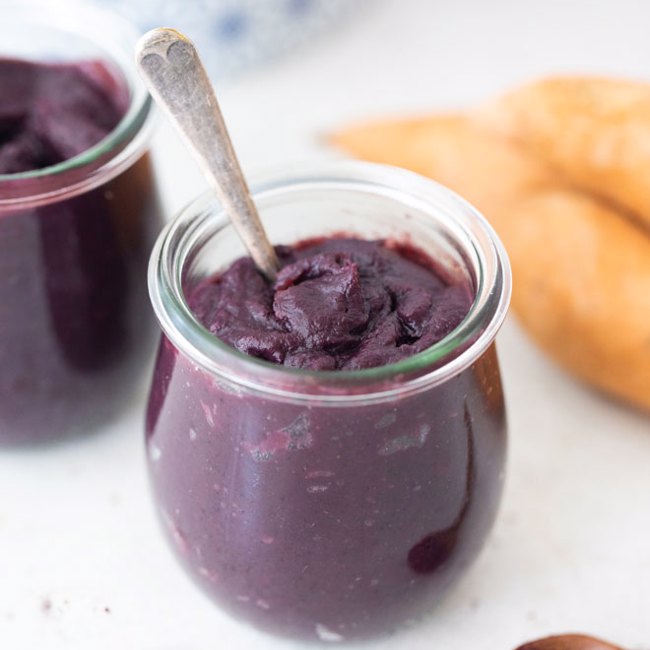 Sweet Potato & Wild Blueberry Pudding