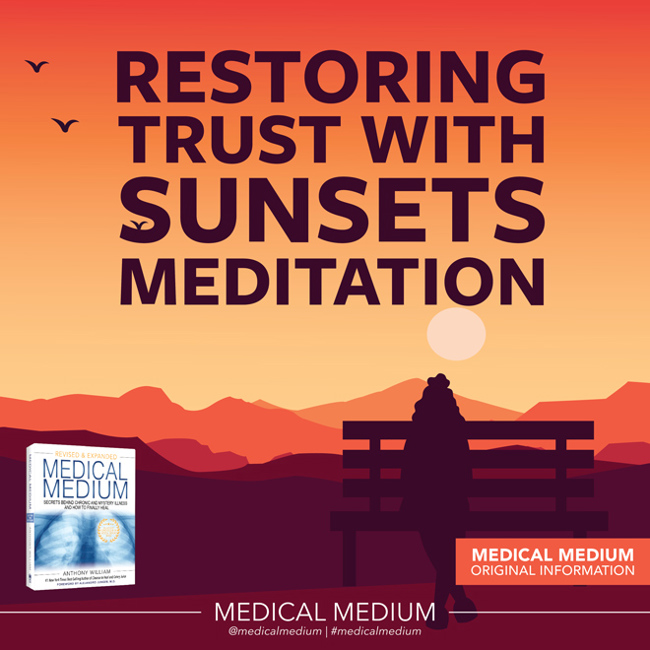 Medical Medium Restoring Trust With Sunsets