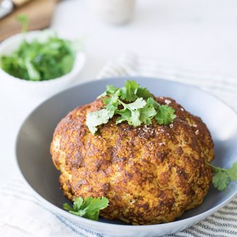 Roasted Whole Cauliflower